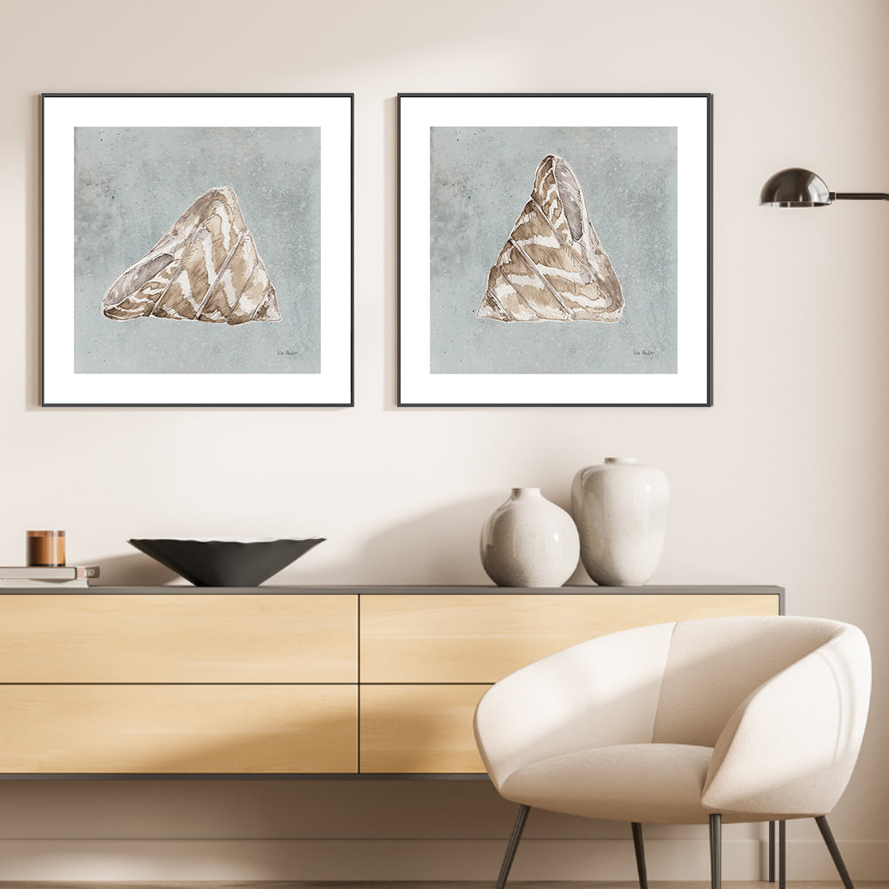 wall-art-print-canvas-poster-framed-Sand And Seashells, Style A & B, Set Of 2 , By Lisa Audit-GIOIA-WALL-ART