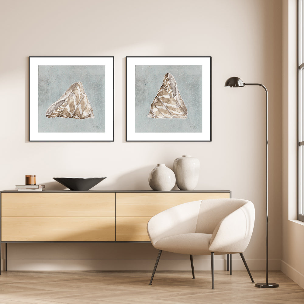 wall-art-print-canvas-poster-framed-Sand And Seashells, Style A & B, Set Of 2 , By Lisa Audit-GIOIA-WALL-ART