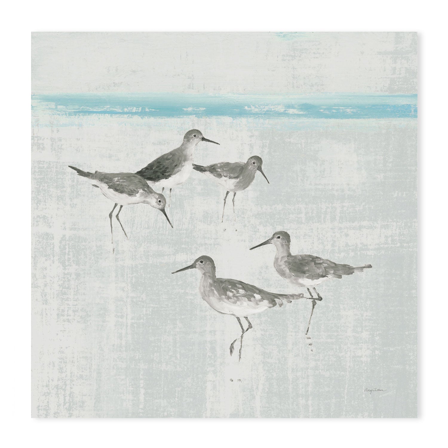 wall-art-print-canvas-poster-framed-Sandpipers, Style B , By Avery Tilmon-GIOIA-WALL-ART