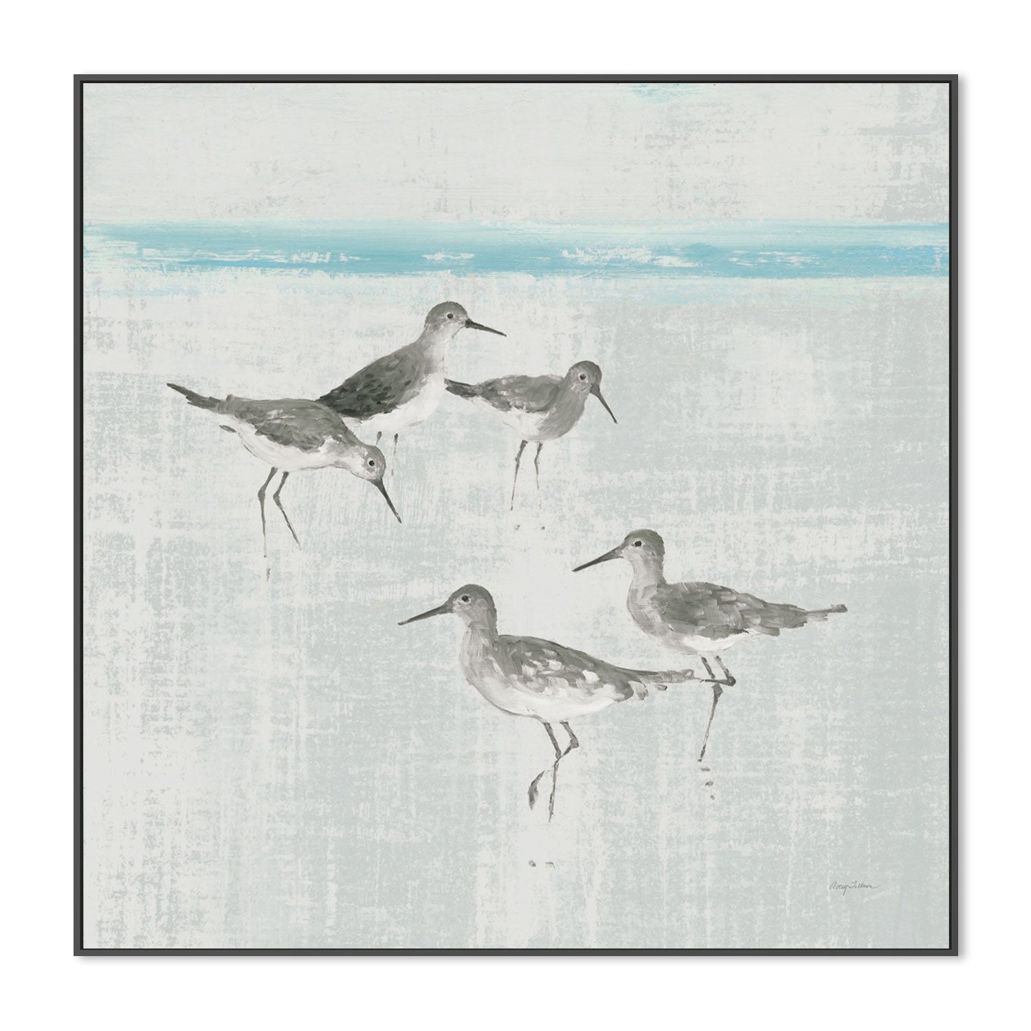 wall-art-print-canvas-poster-framed-Sandpipers, Style B , By Avery Tilmon-GIOIA-WALL-ART