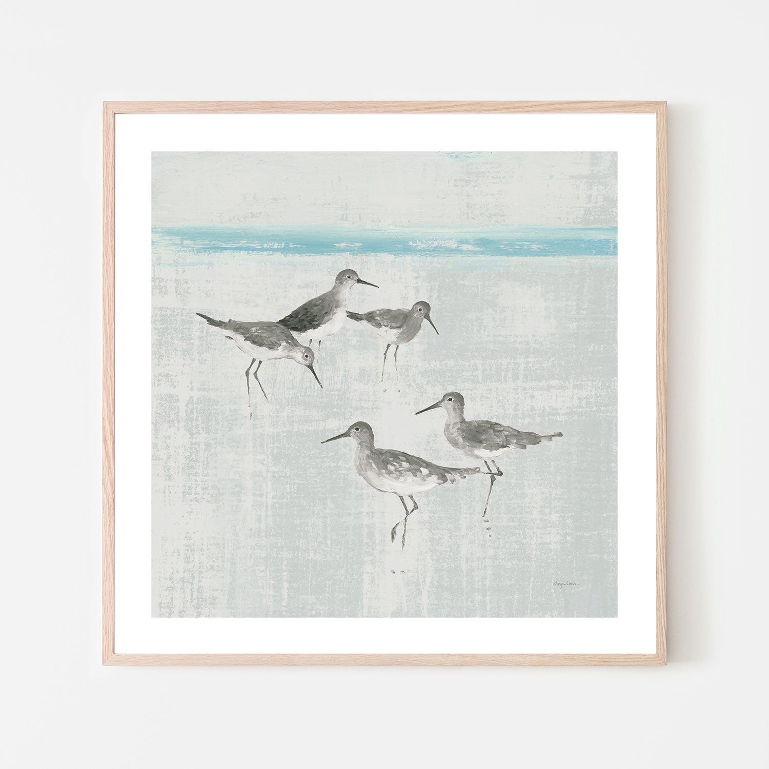 wall-art-print-canvas-poster-framed-Sandpipers, Style B , By Avery Tilmon-GIOIA-WALL-ART