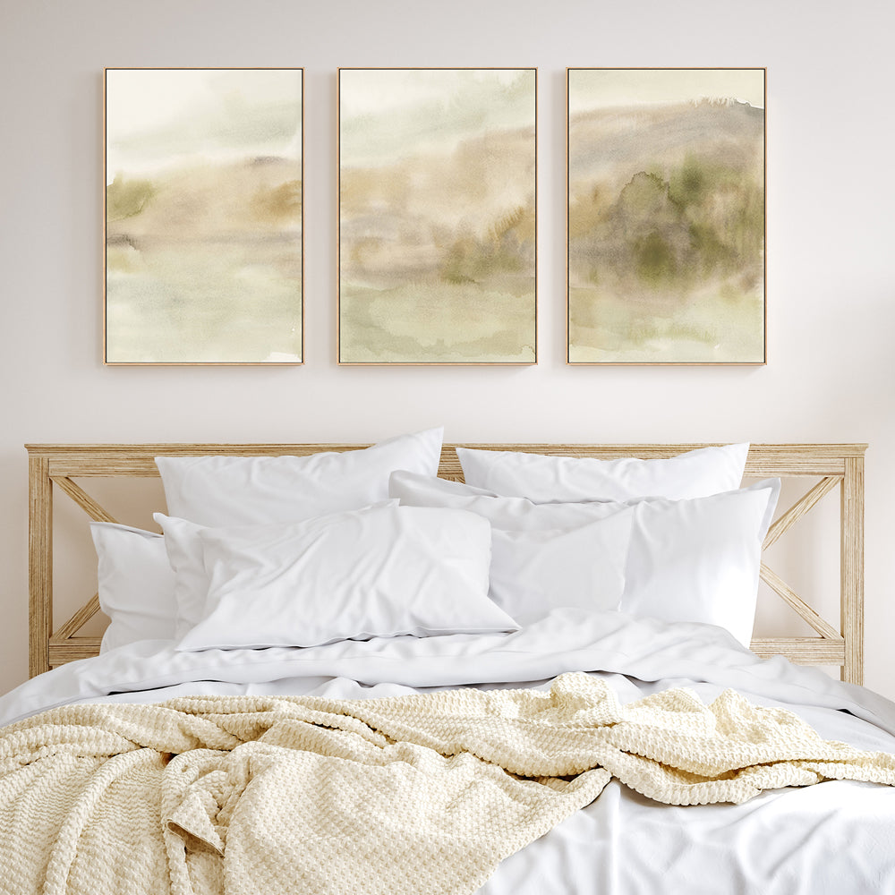 wall-art-print-canvas-poster-framed-Sandstone Serenity, Style A, B & C, Set Of 3 , By Emily Wood-2