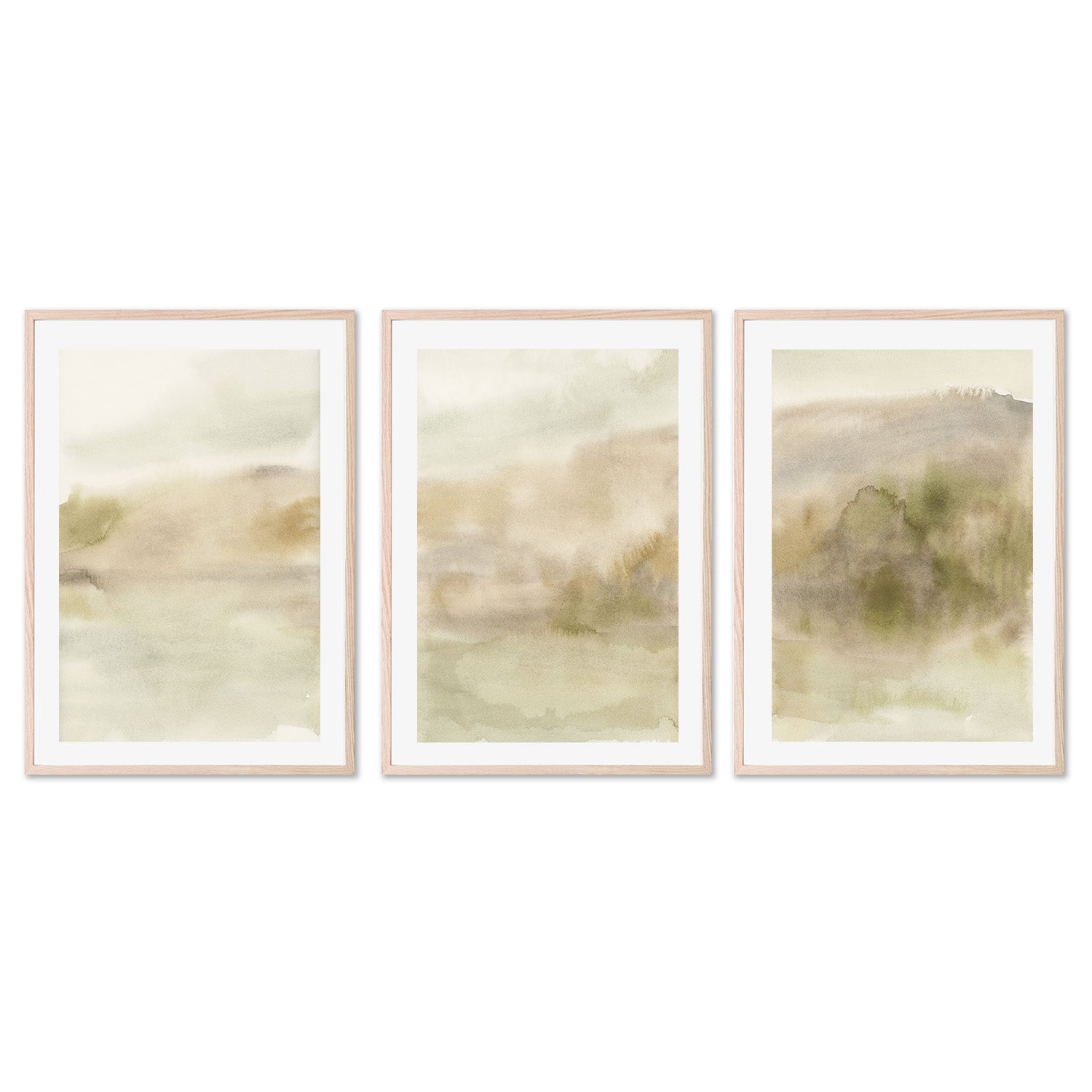 wall-art-print-canvas-poster-framed-Sandstone Serenity, Style A, B & C, Set Of 3 , By Emily Wood-6