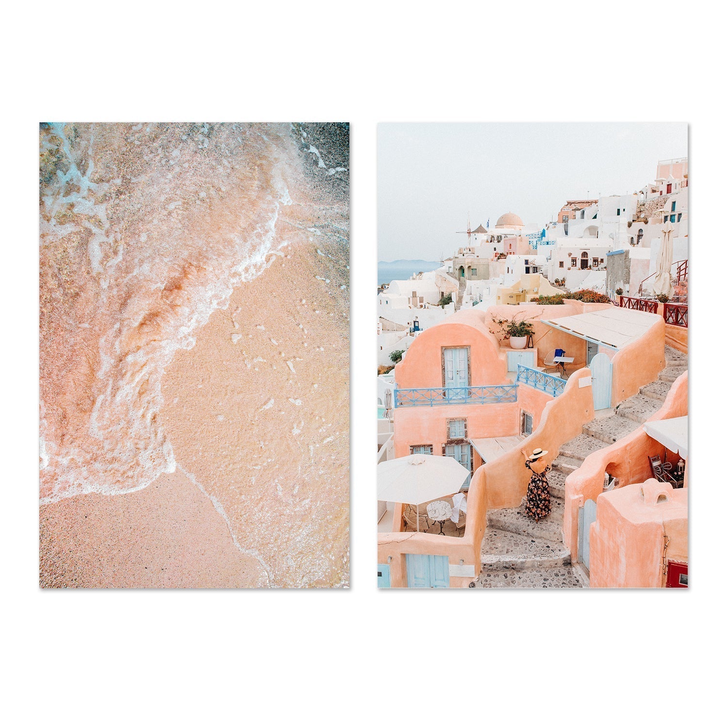 wall-art-print-canvas-poster-framed-Santorini Sand, Set Of 2-by-Jovani Demetrie-Gioia Wall Art