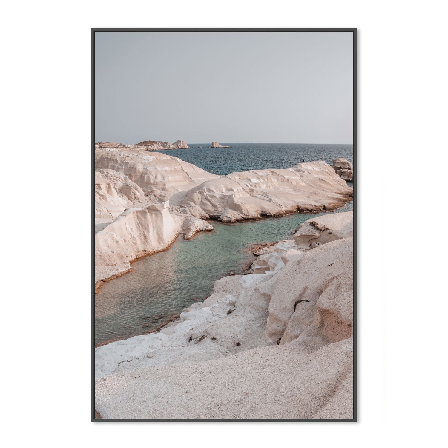 wall-art-print-canvas-poster-framed-Sarakiniko Beach , By Josh Silver-3