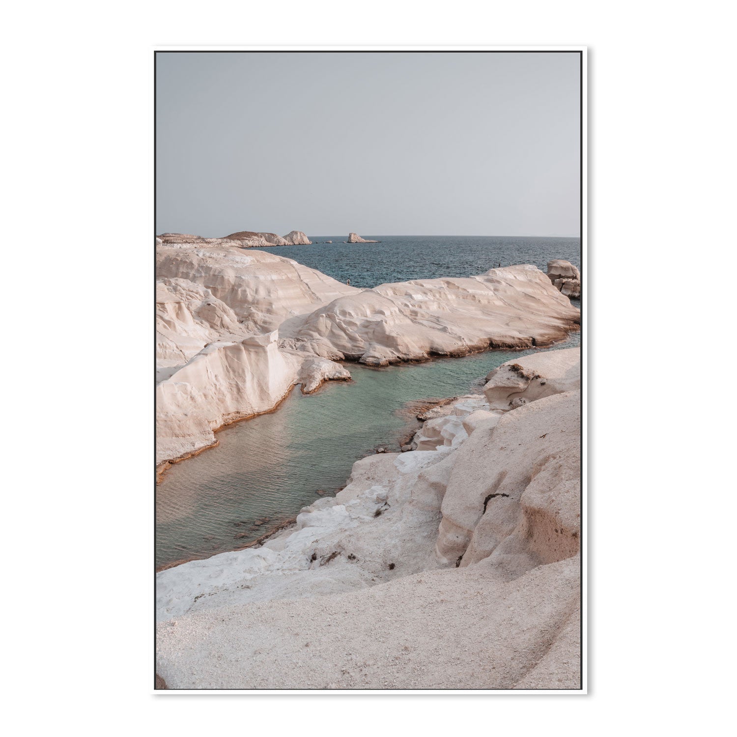 wall-art-print-canvas-poster-framed-Sarakiniko Beach , By Josh Silver-5