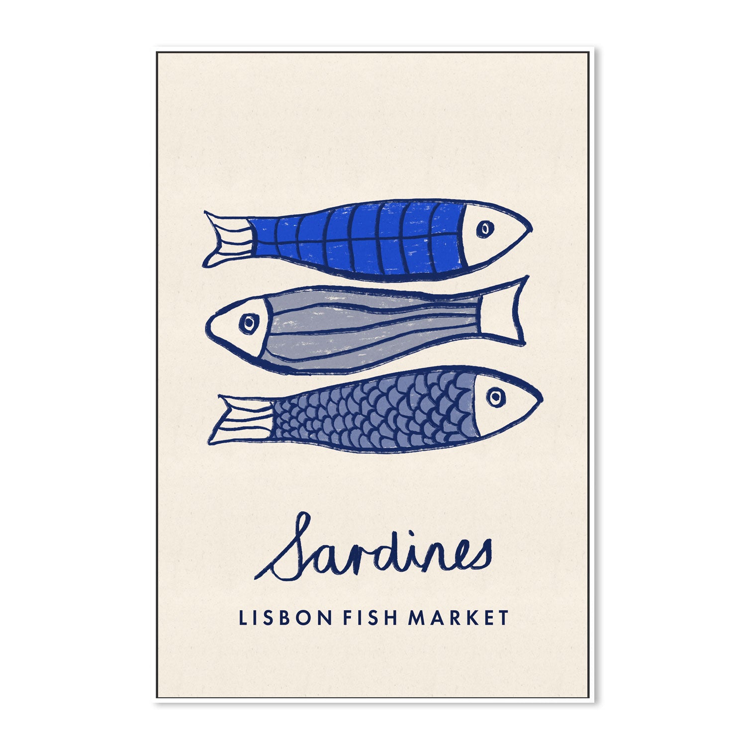 wall-art-print-canvas-poster-framed-Sardines, Lisbon Fish Market , By Lia Nell-5