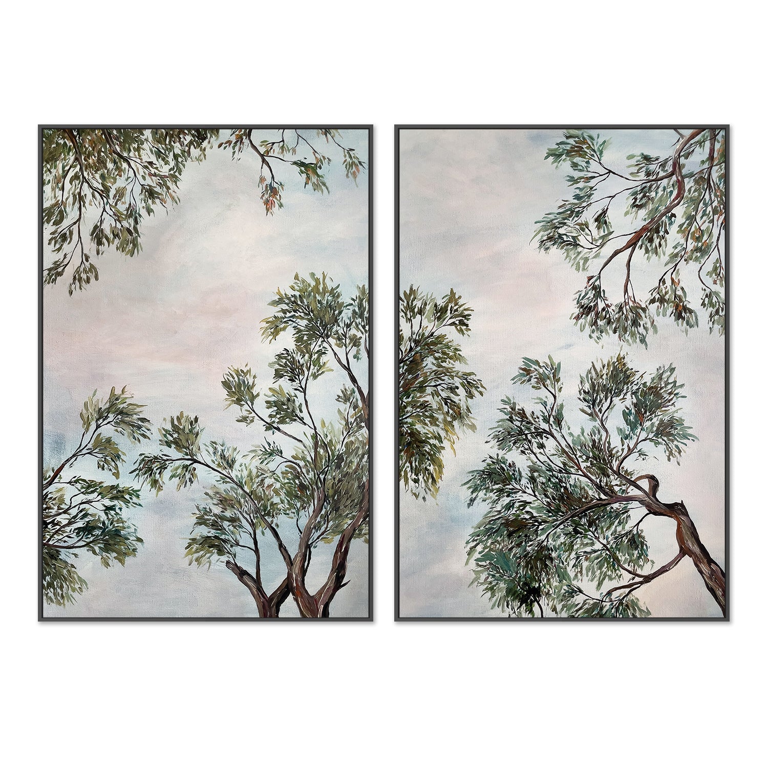 wall-art-print-canvas-poster-framed-Scrubby Corner Canopy, Style A & B, Set Of 2 , By Dear Musketeer Studio-3