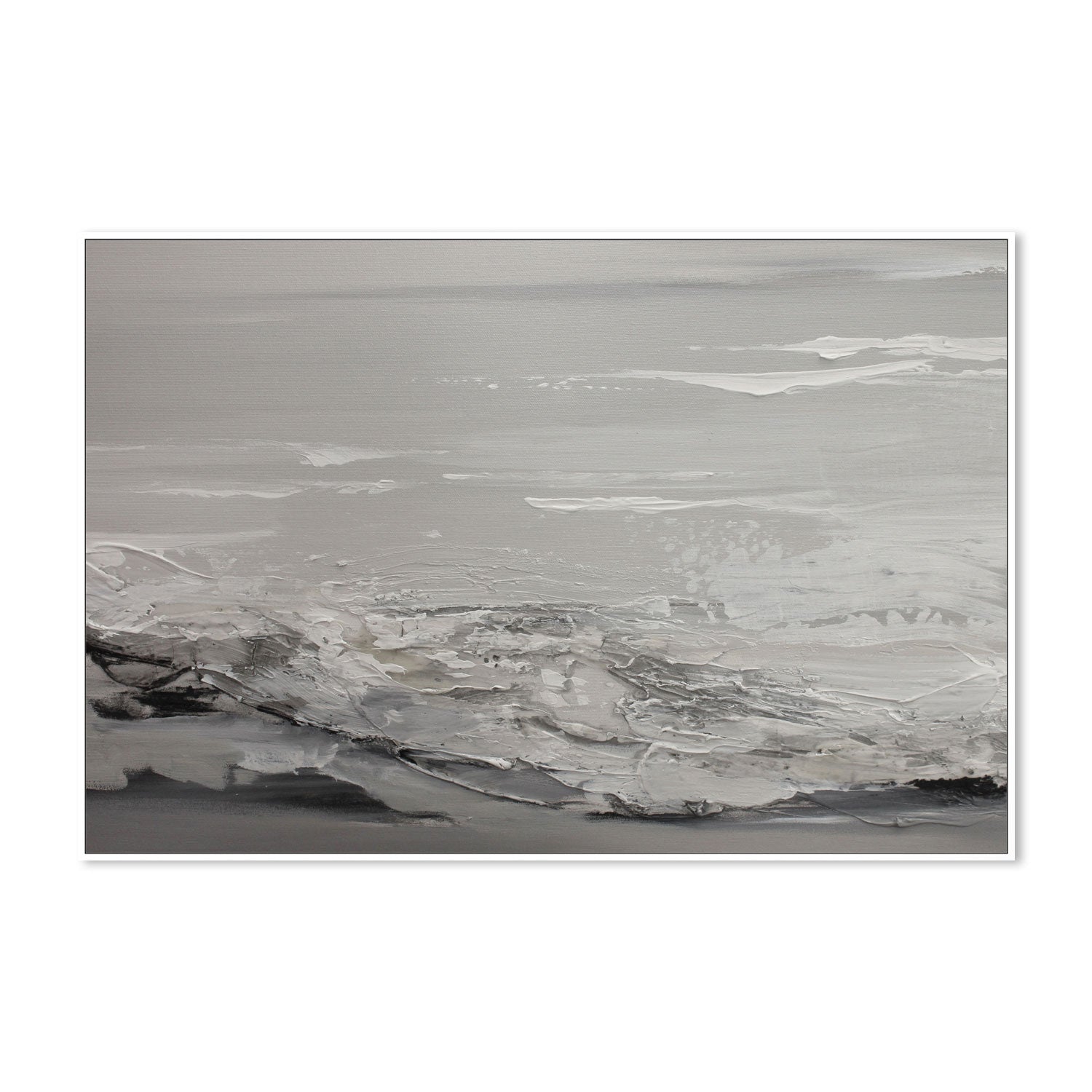 wall-art-print-canvas-poster-framed-Sea In Grey, Style A , By Amelia Aveline-5