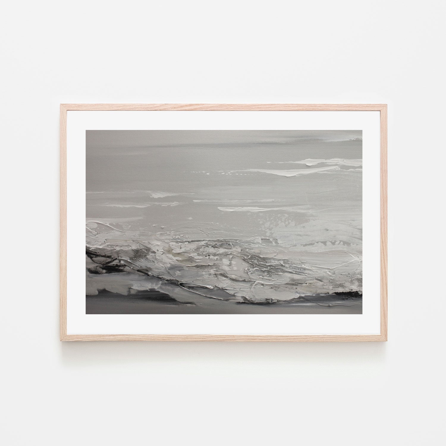 wall-art-print-canvas-poster-framed-Sea In Grey, Style A , By Amelia Aveline-6