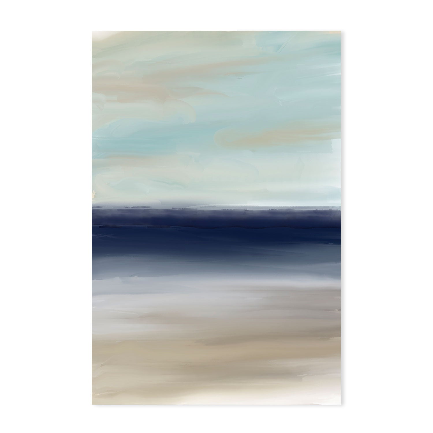 wall-art-print-canvas-poster-framed-Sea Of Blue-GIOIA-WALL-ART