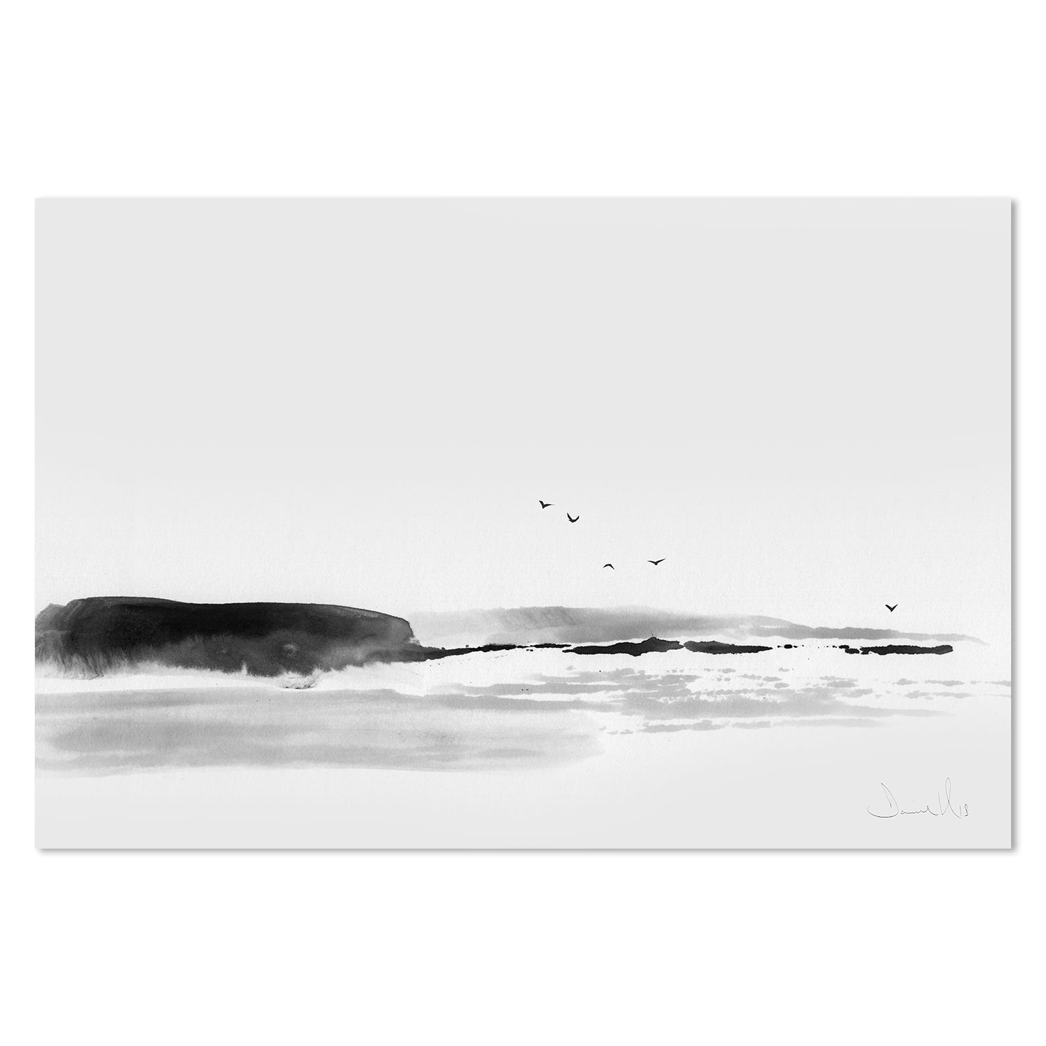 wall-art-print-canvas-poster-framed-Sea Rock , By Dan Hobday-by-Dan Hobday-Gioia Wall Art