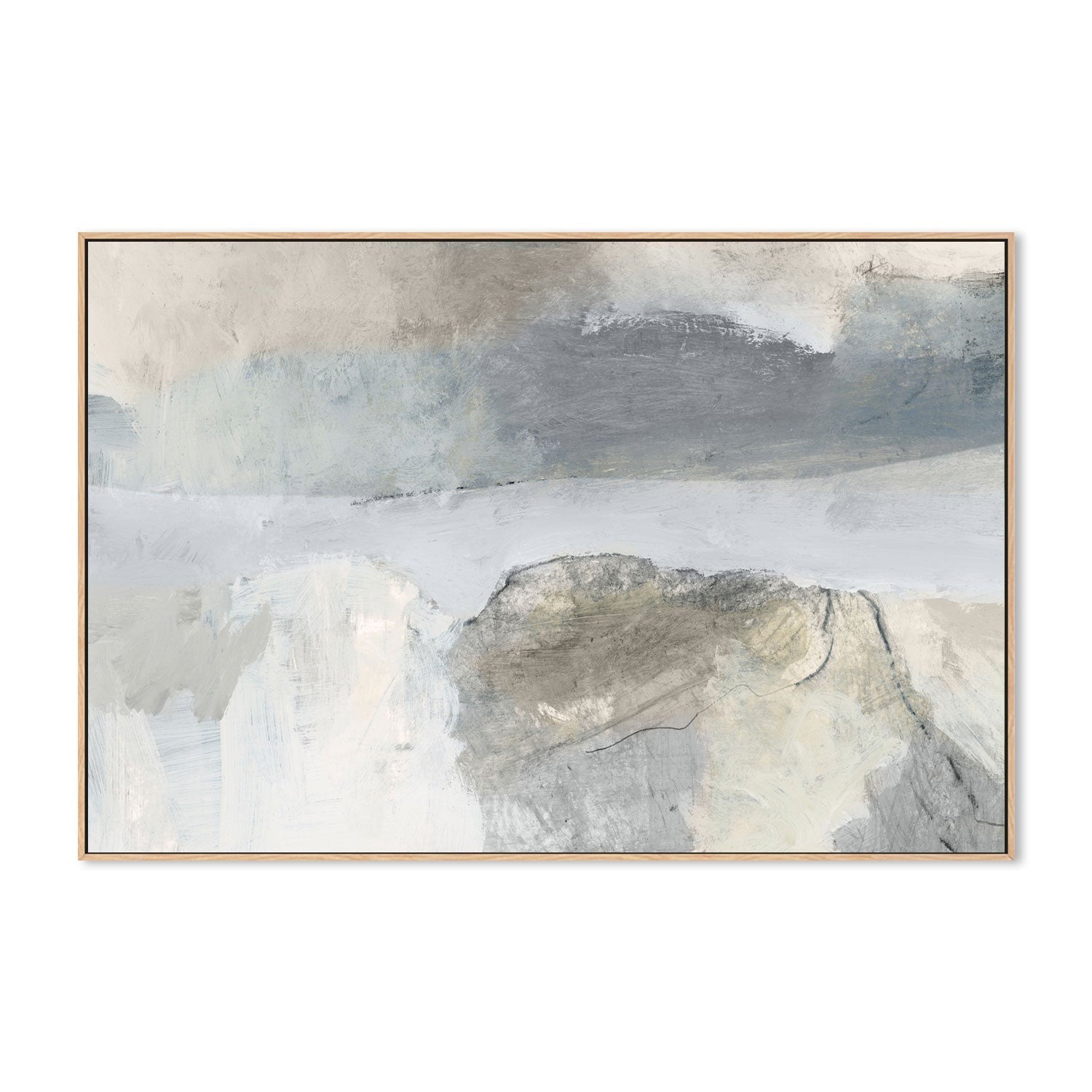 wall-art-print-canvas-poster-framed-Sea Rocks, By Dan Hobday, Exclusive To Gioia-by-Dan Hobday Artwork Exclusive To Gioia-Gioia Wall Art