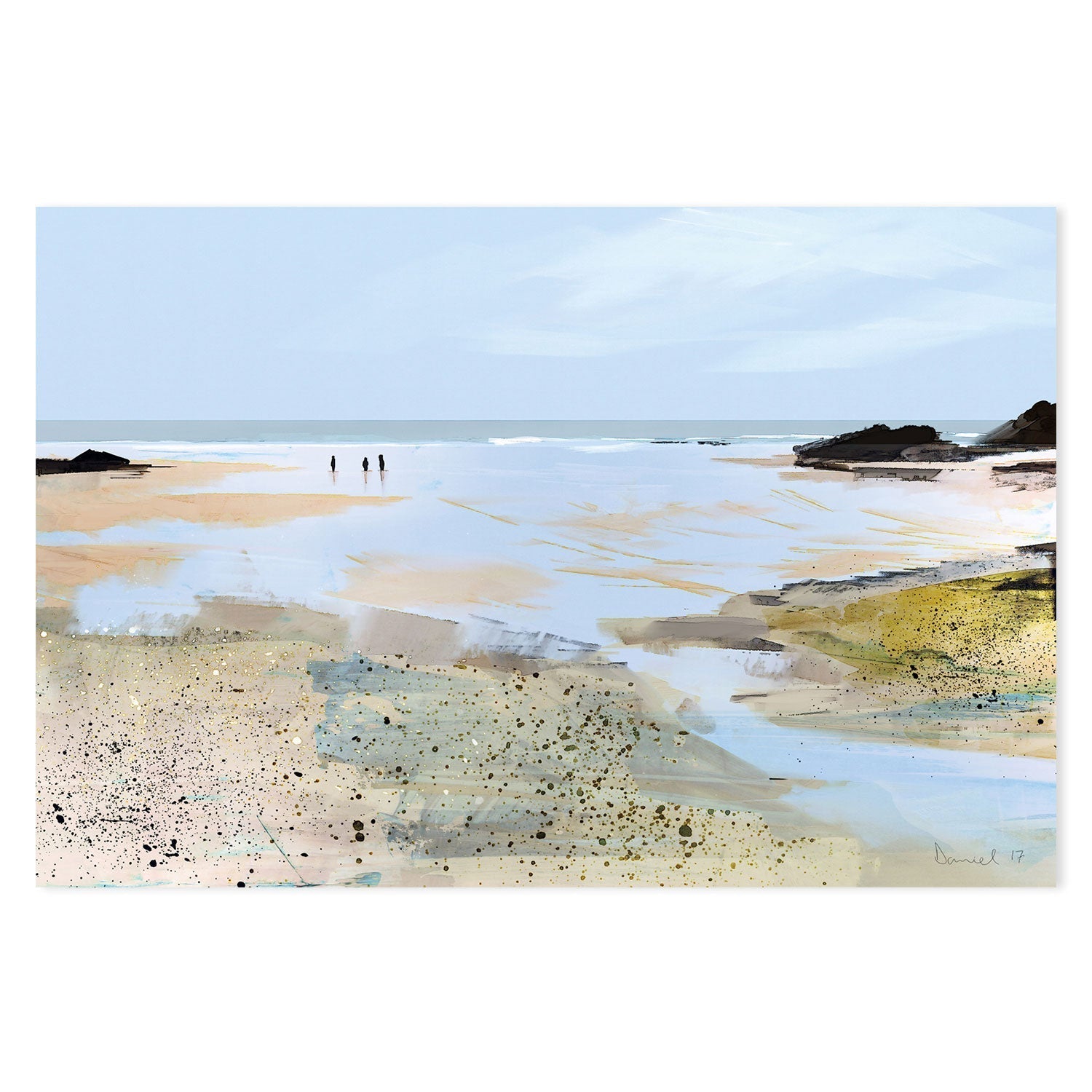 wall-art-print-canvas-poster-framed-Sea View , By Dan Hobday-GIOIA-WALL-ART