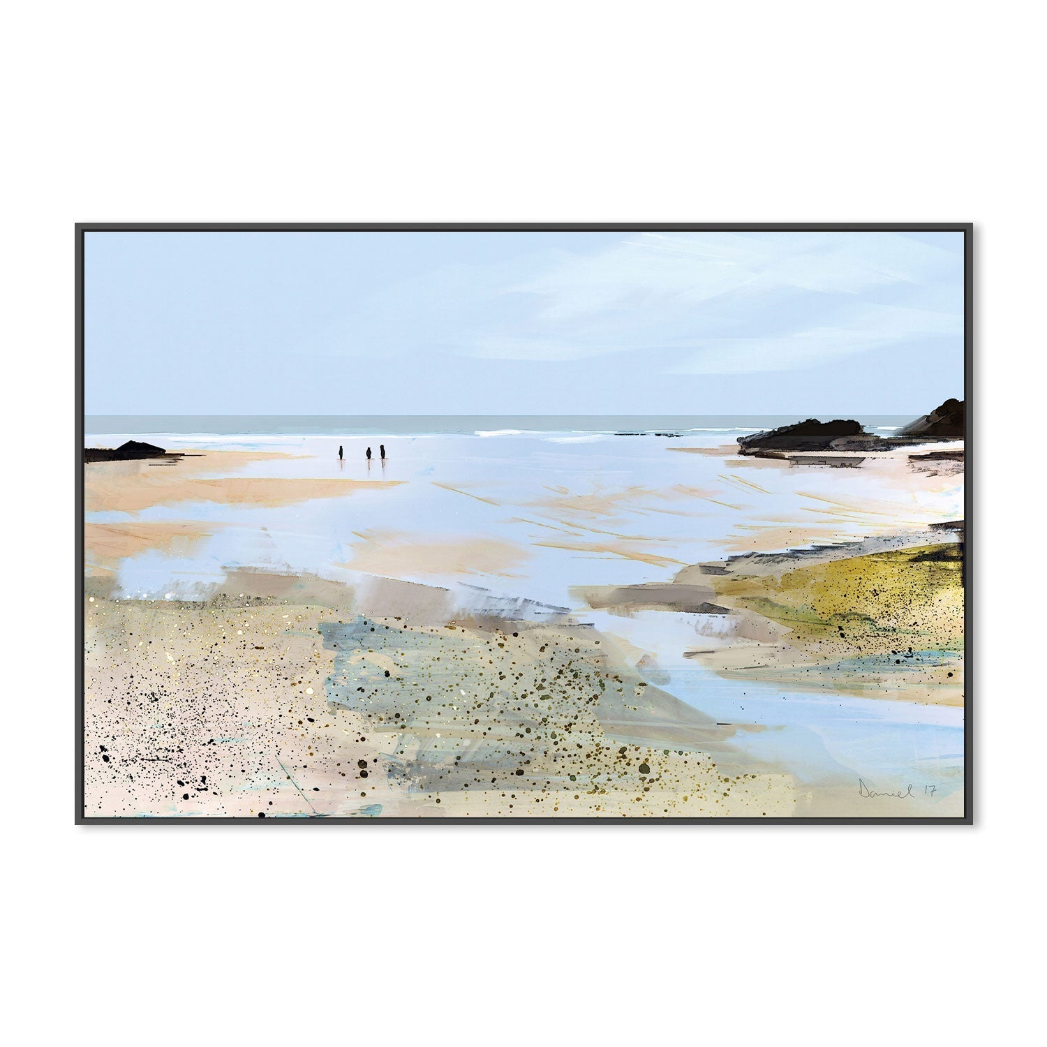 wall-art-print-canvas-poster-framed-Sea View , By Dan Hobday-GIOIA-WALL-ART