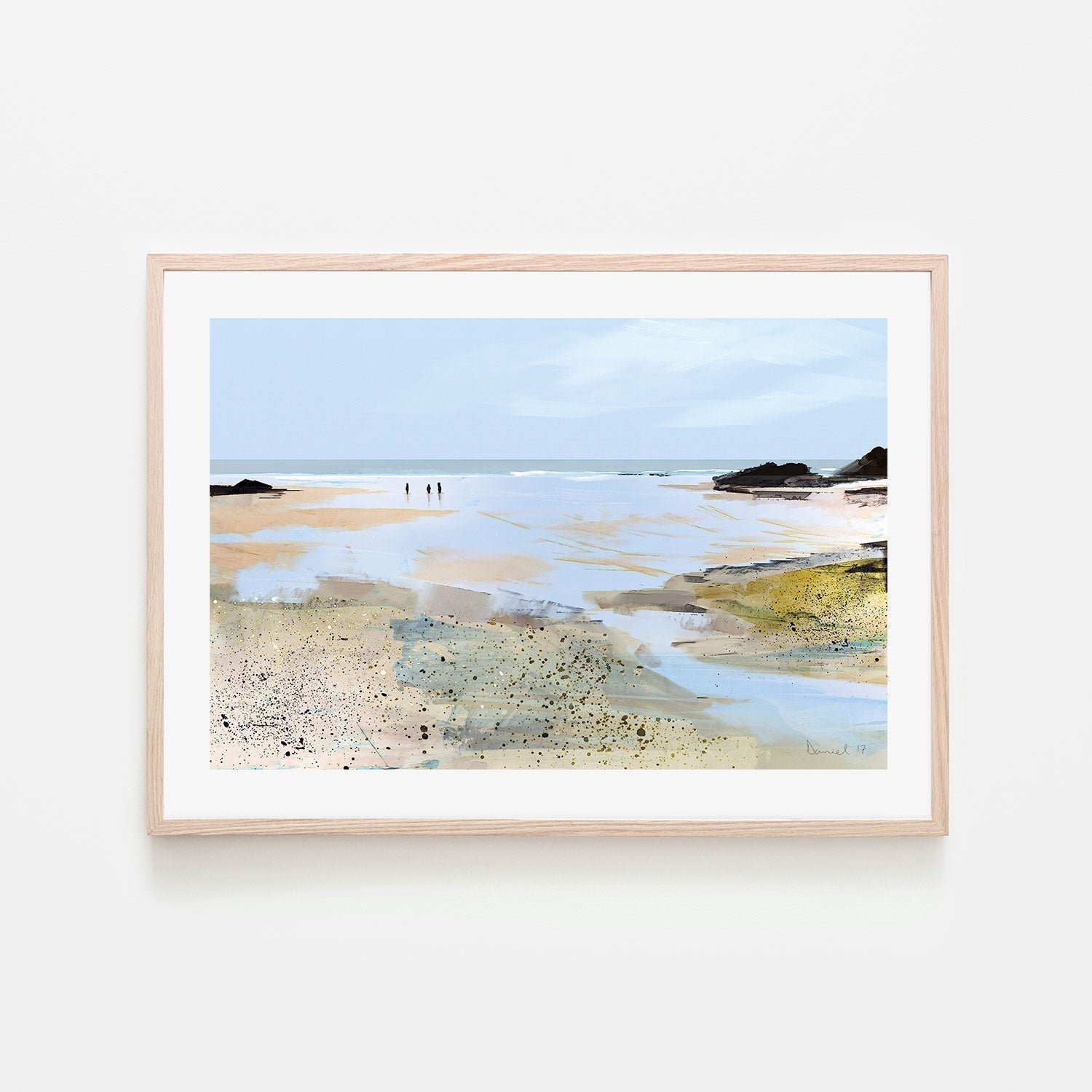 wall-art-print-canvas-poster-framed-Sea View , By Dan Hobday-GIOIA-WALL-ART