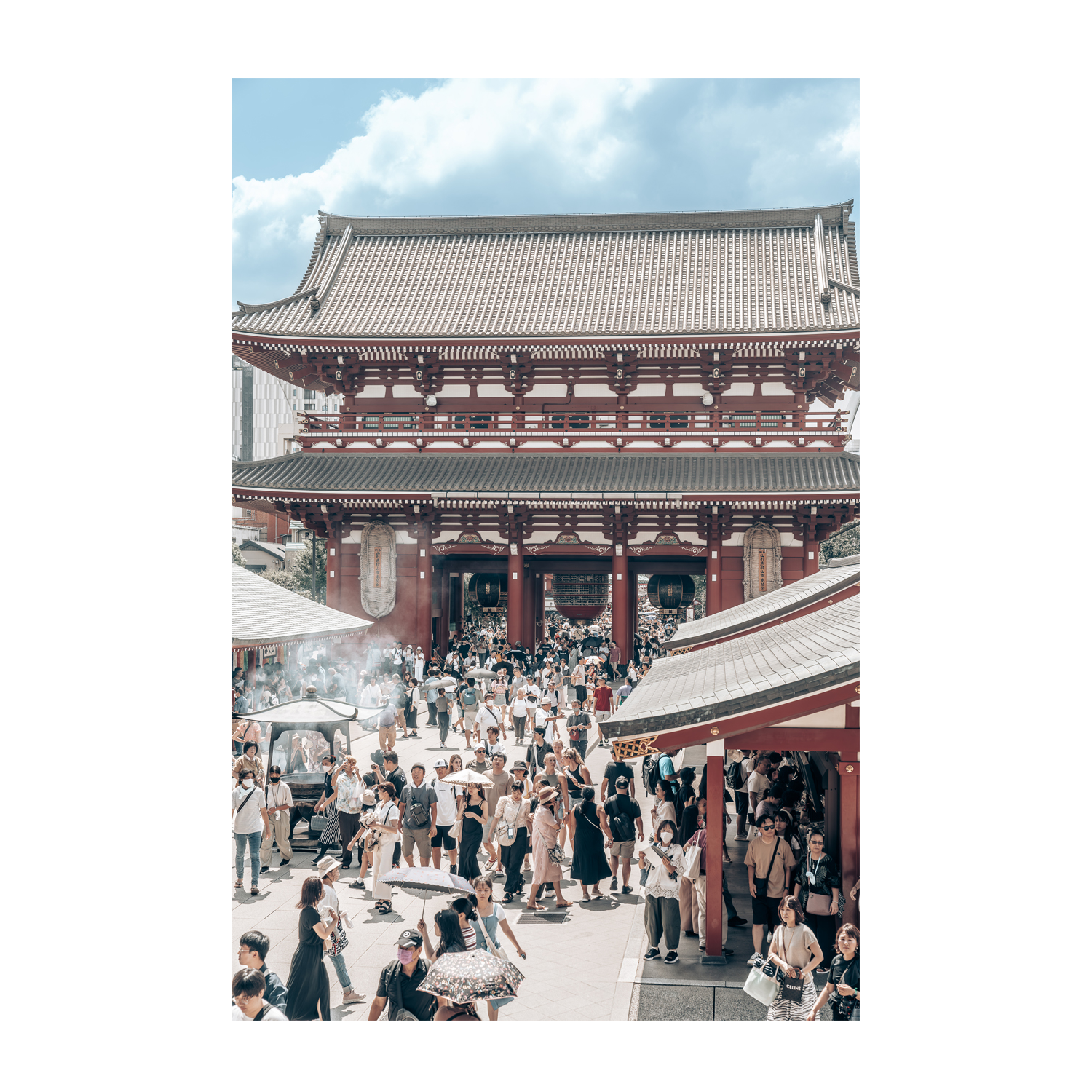 wall-art-print-canvas-poster-framed-Senso-ji, Tokyo, Japan , By Josh Silver-1