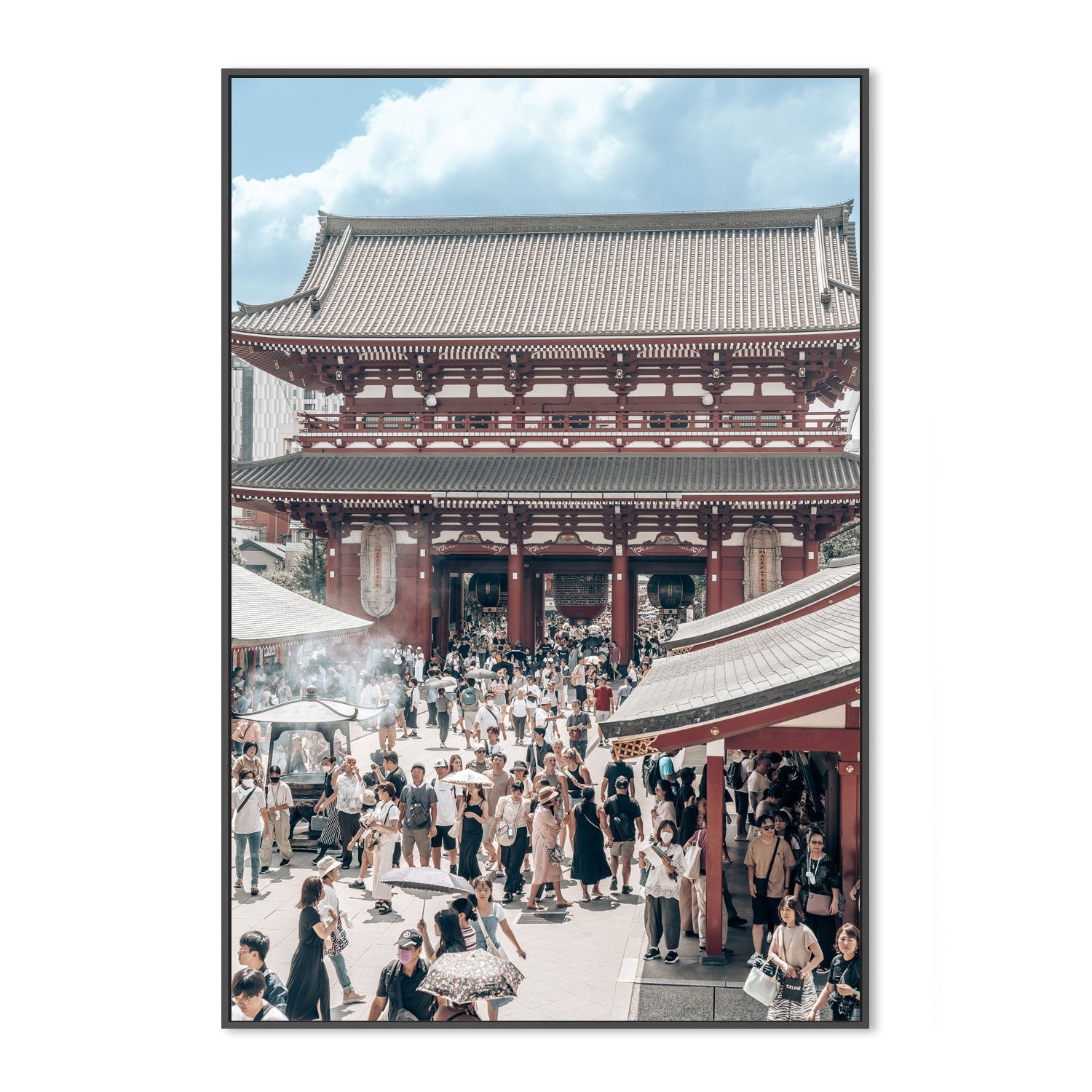 wall-art-print-canvas-poster-framed-Senso-ji, Tokyo, Japan , By Josh Silver-3