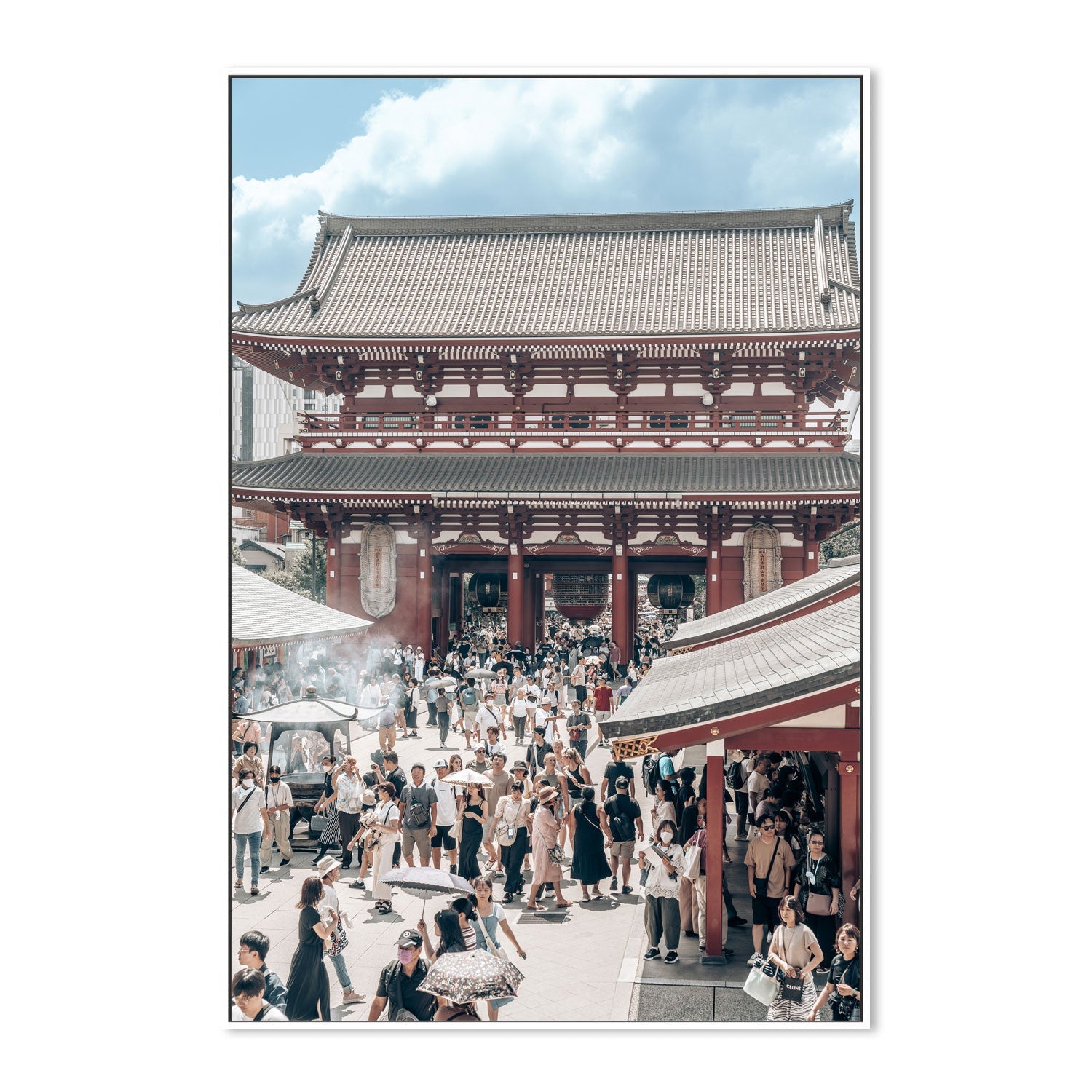 wall-art-print-canvas-poster-framed-Senso-ji, Tokyo, Japan , By Josh Silver-5