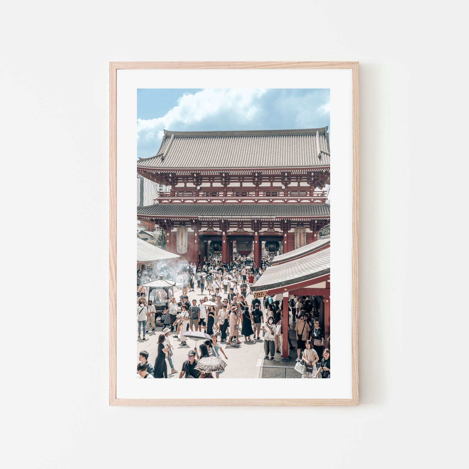 wall-art-print-canvas-poster-framed-Senso-ji, Tokyo, Japan , By Josh Silver-6