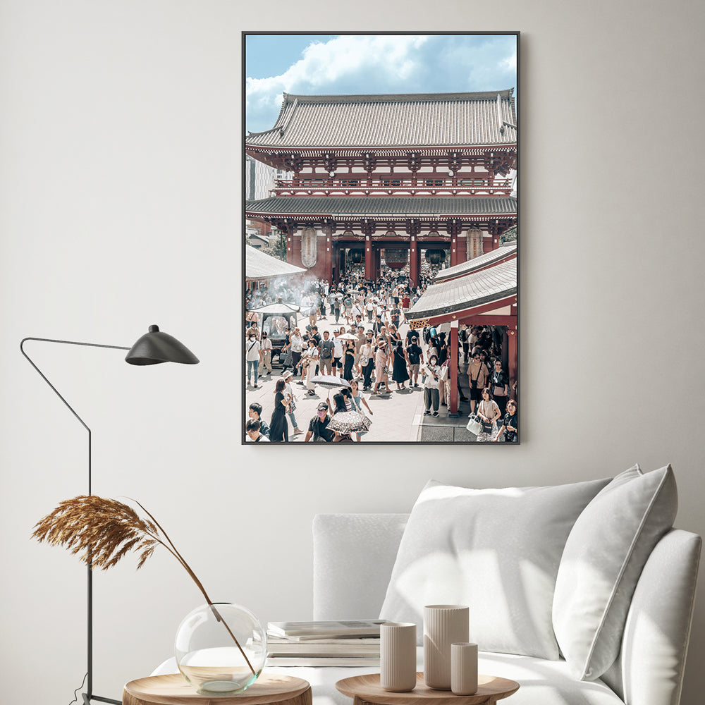 wall-art-print-canvas-poster-framed-Senso-ji, Tokyo, Japan , By Josh Silver-7