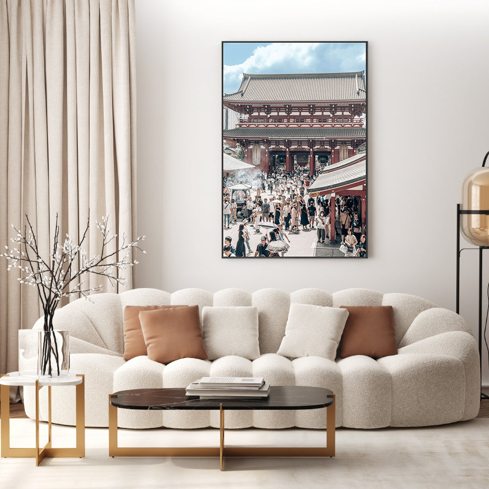 wall-art-print-canvas-poster-framed-Senso-ji, Tokyo, Japan , By Josh Silver-8