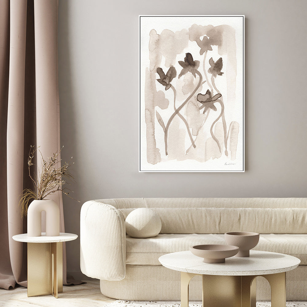 wall-art-print-canvas-poster-framed-Sepia Florals, Style B , By Pamela Munger-GIOIA-WALL-ART