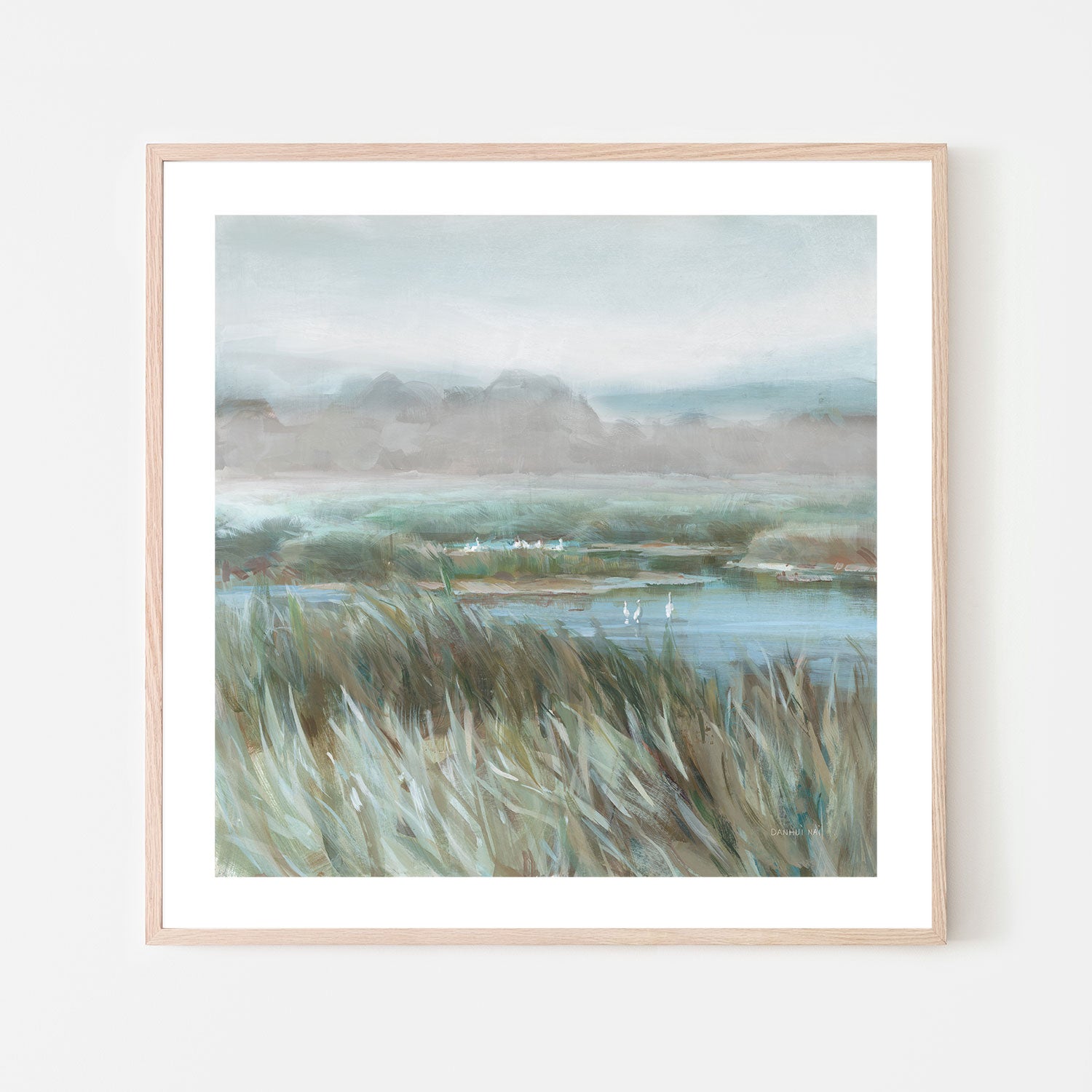 wall-art-print-canvas-poster-framed-Serene Landscape, Style A , By Danhui Nai-GIOIA-WALL-ART