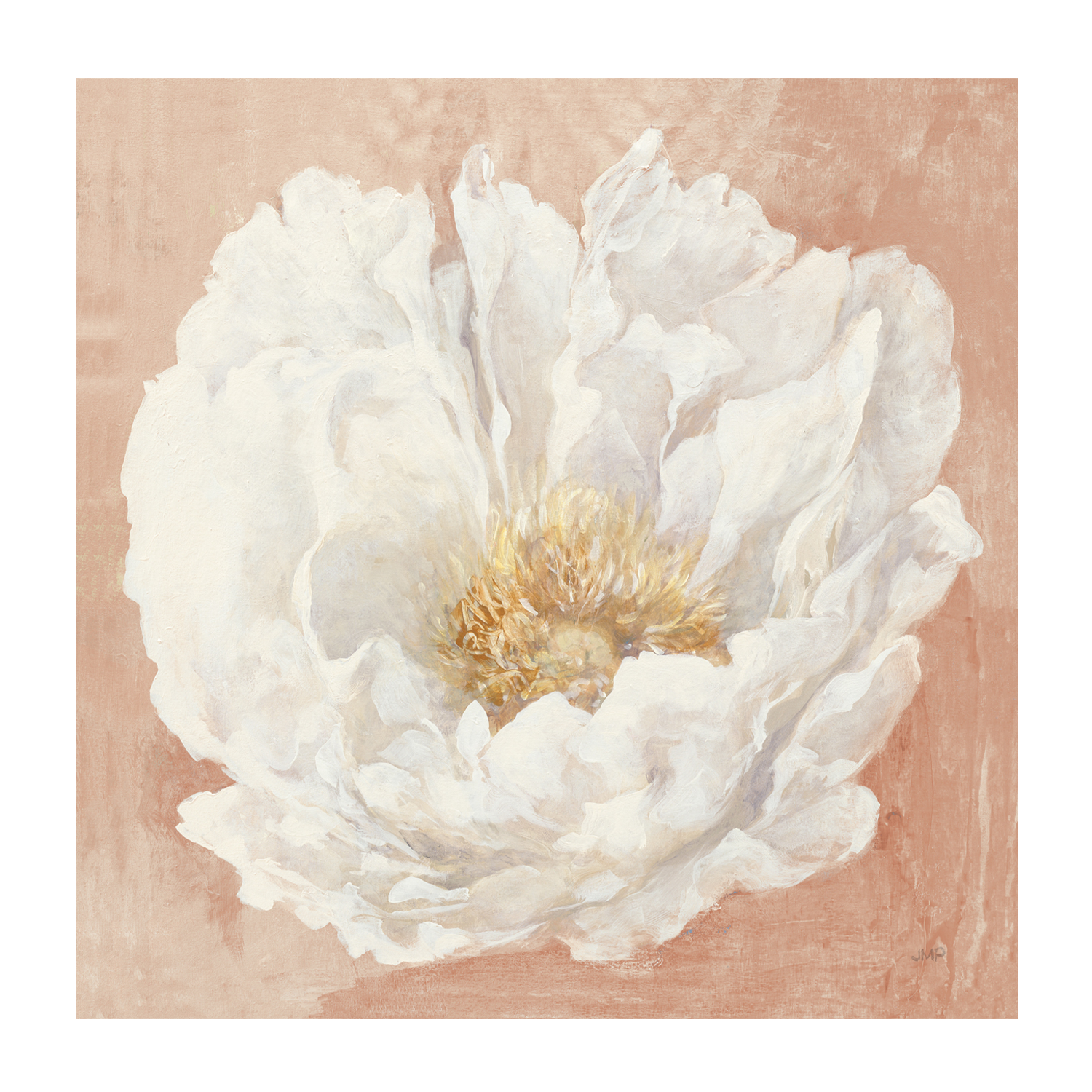 wall-art-print-canvas-poster-framed-Serene Peony Terracotta , By Julia Purinton , By Julia Purinton-1