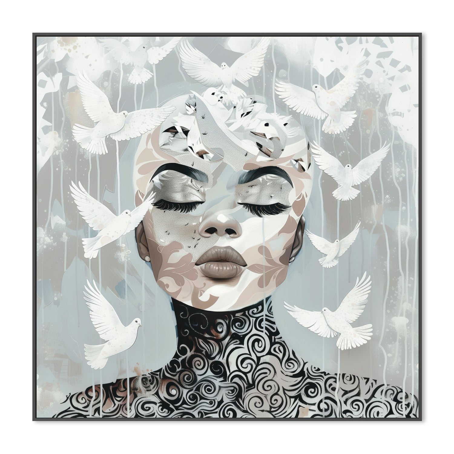 wall-art-print-canvas-poster-framed-Set Me Free , By Bella Eve-3