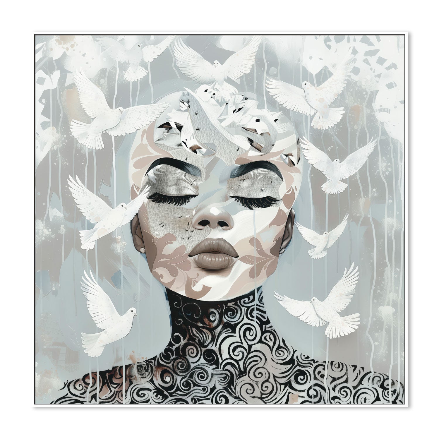 wall-art-print-canvas-poster-framed-Set Me Free , By Bella Eve-5