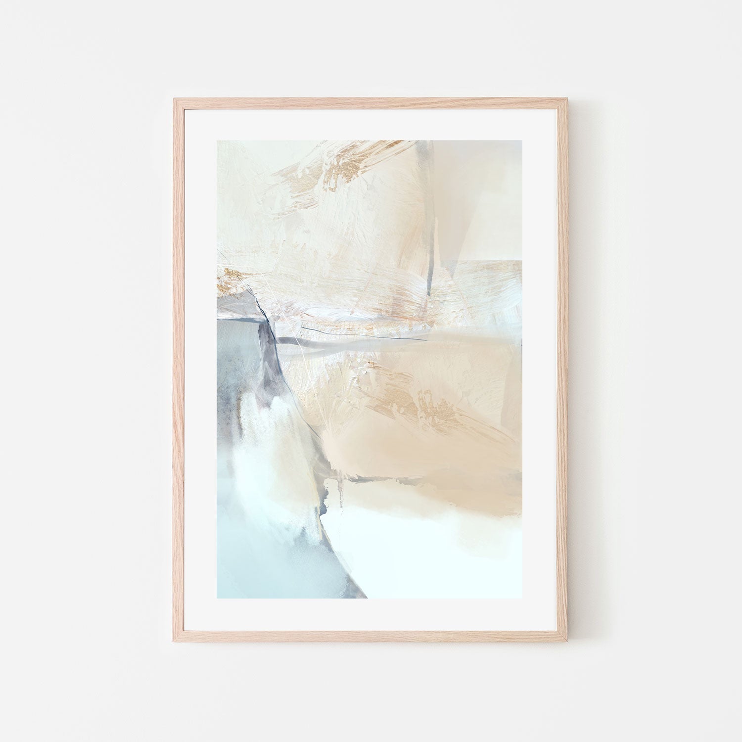 wall-art-print-canvas-poster-framed-Settled In Beige-GIOIA-WALL-ART