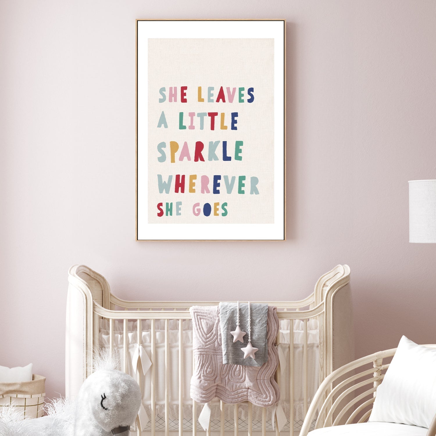 wall-art-print-canvas-poster-framed-She Leaves a Little Sparkle , By Leah Straatsma-2