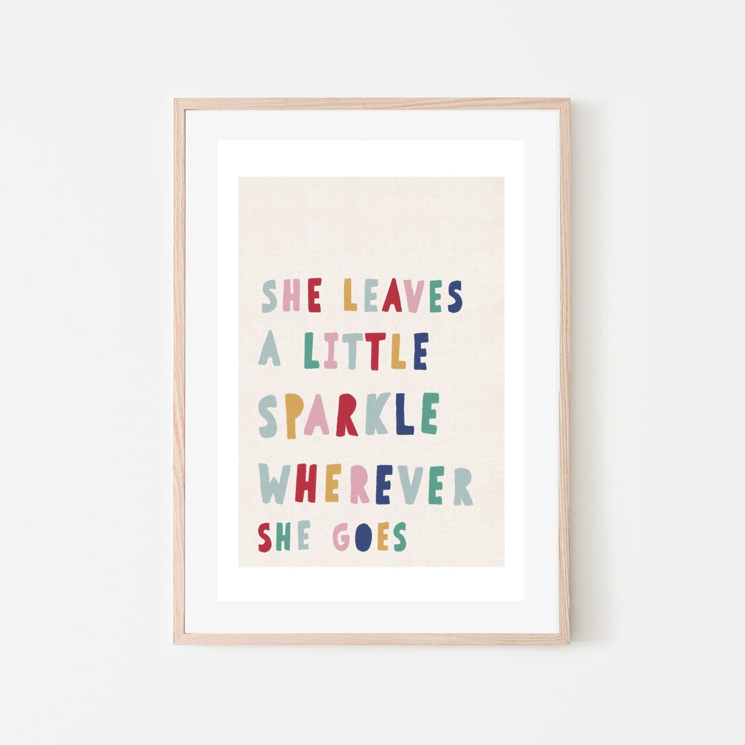 wall-art-print-canvas-poster-framed-She Leaves a Little Sparkle , By Leah Straatsma-6