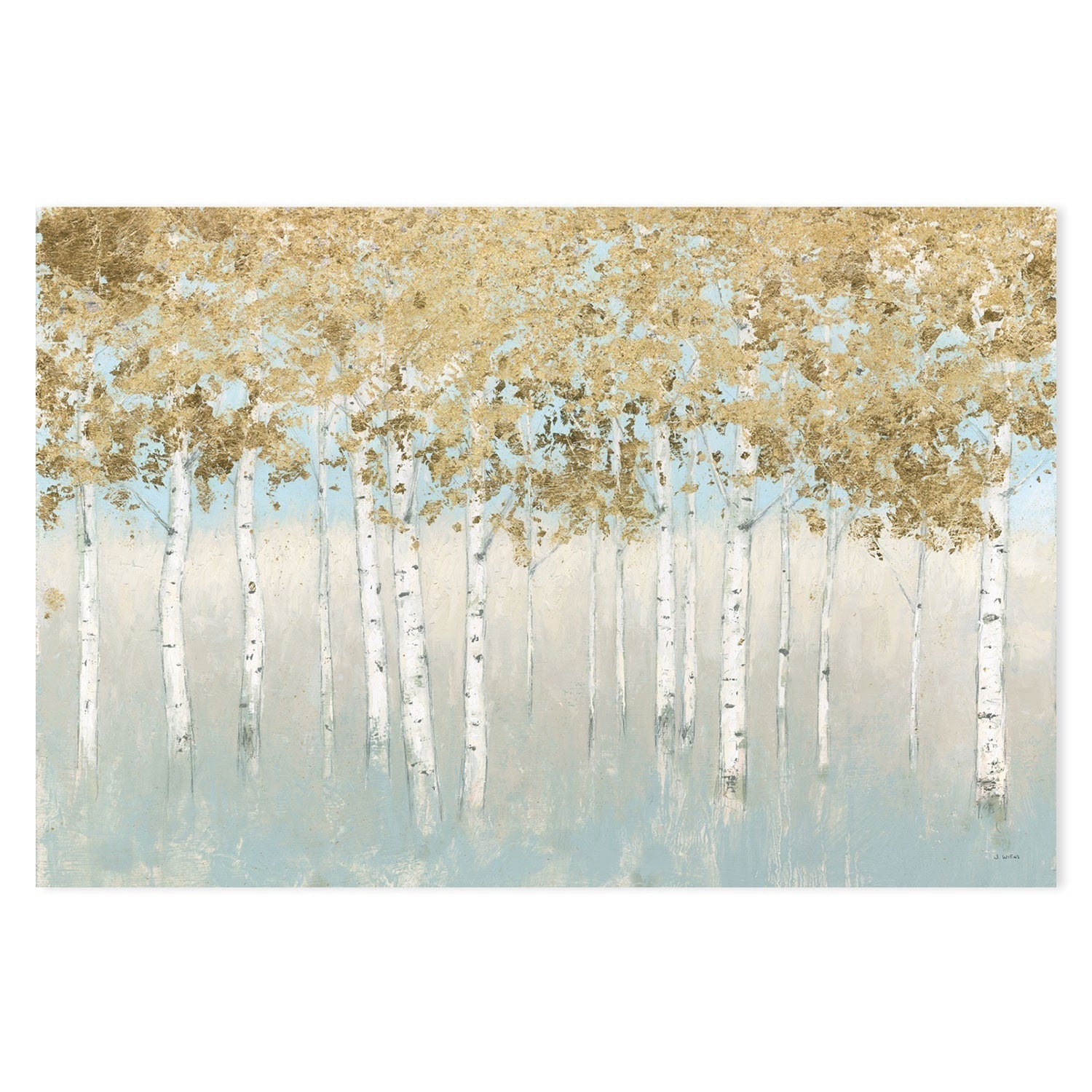 wall-art-print-canvas-poster-framed-Shimmering Forest, Style A-by-James Wiens-Gioia Wall Art