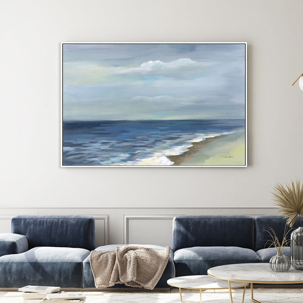 wall-art-print-canvas-poster-framed-Silent Waves-by-Silvia Vassileva-Gioia Wall Art