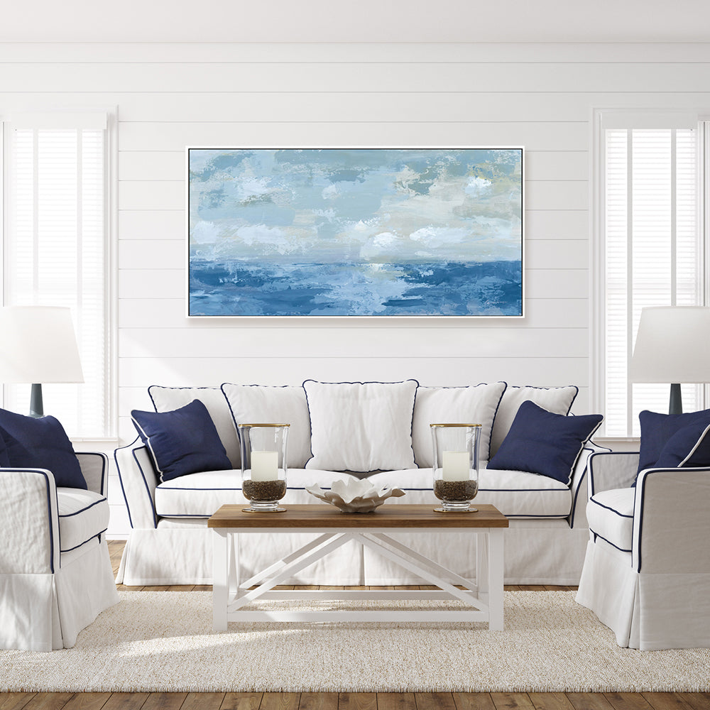 wall-art-print-canvas-poster-framed-Silver Blue Sea-by-Pamela Munger-Gioia Wall Art