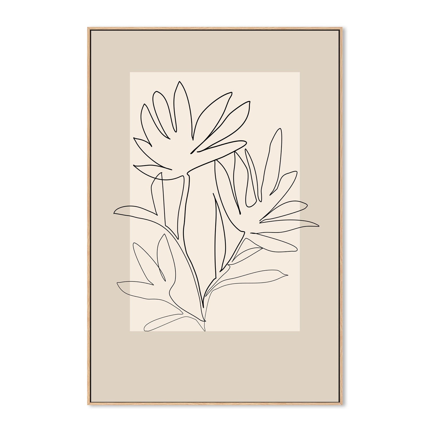 wall-art-print-canvas-poster-framed-Simple Florals , By Elena Ristova-GIOIA-WALL-ART