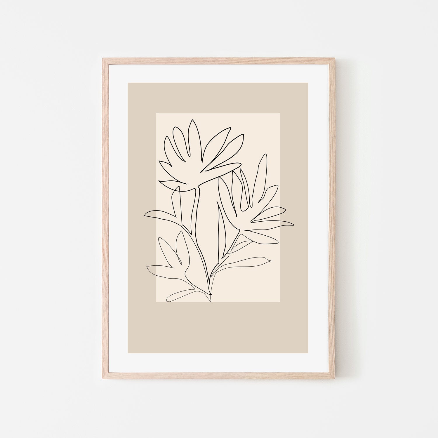 wall-art-print-canvas-poster-framed-Simple Florals , By Elena Ristova-GIOIA-WALL-ART