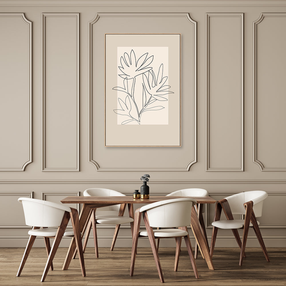 wall-art-print-canvas-poster-framed-Simple Florals , By Elena Ristova-GIOIA-WALL-ART