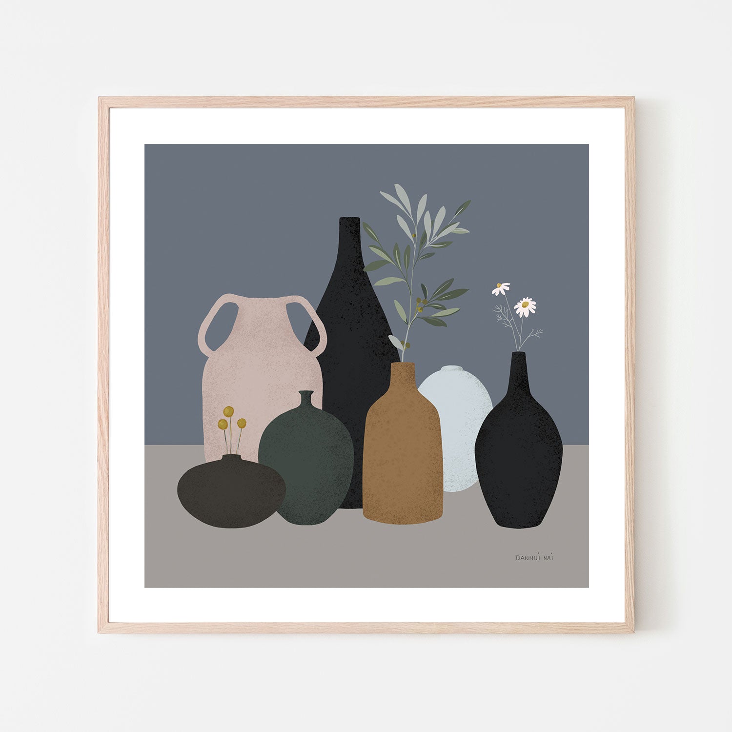 wall-art-print-canvas-poster-framed-Simple Vessels, Style A , By Danhui Nai-6