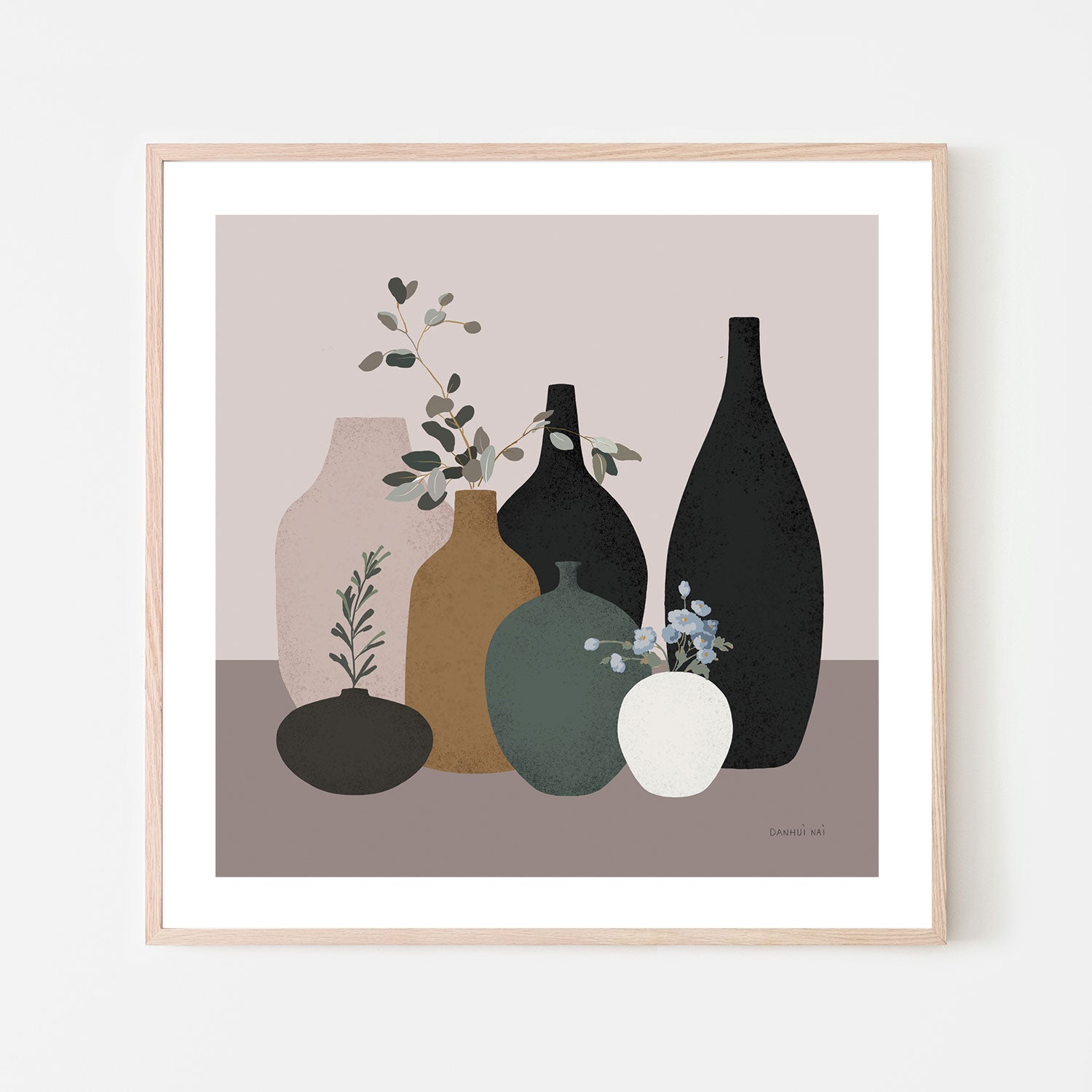 wall-art-print-canvas-poster-framed-Simple Vessels, Style B , By Danhui Nai-6