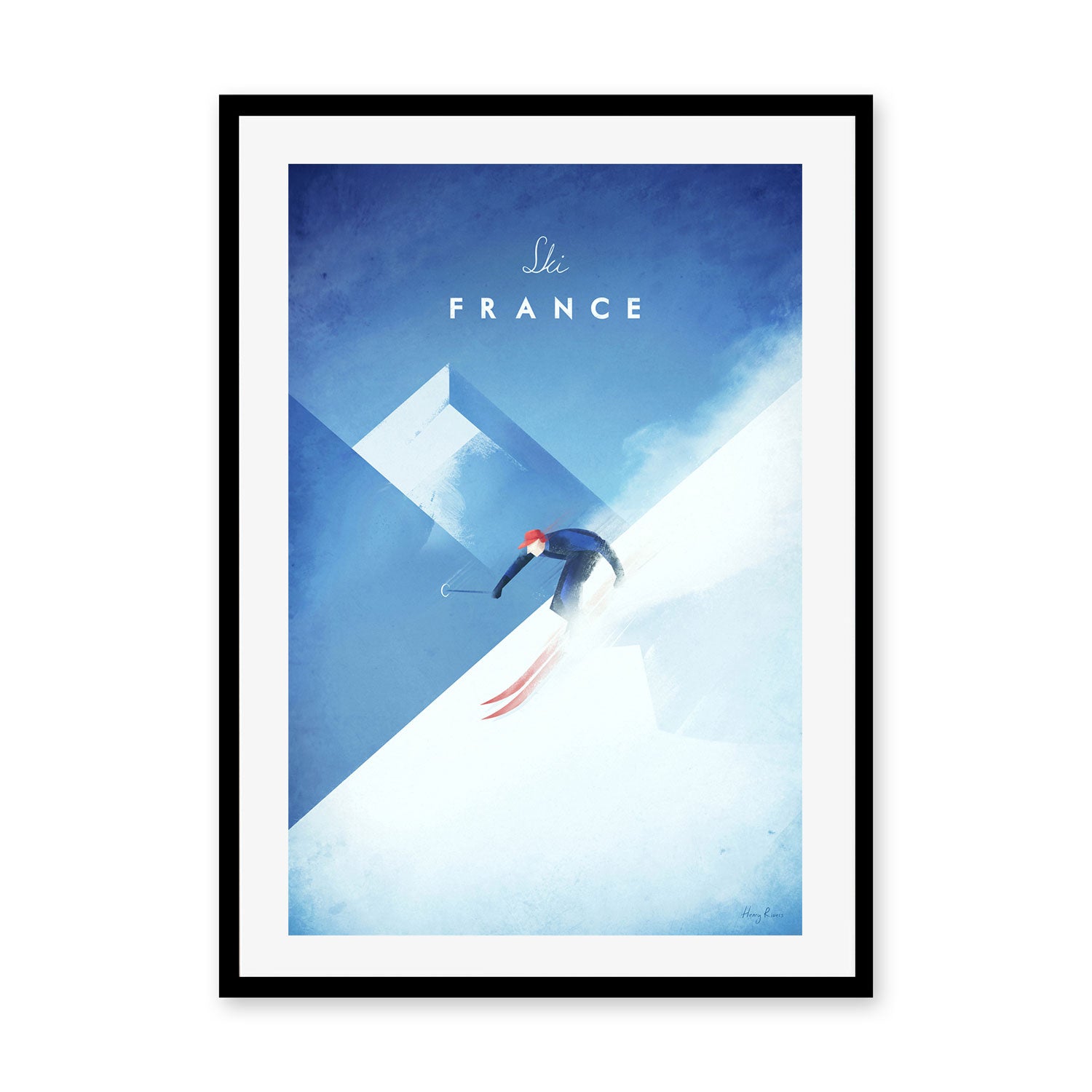 wall-art-print-canvas-poster-framed-Ski France , By Henry Rivers-GIOIA-WALL-ART