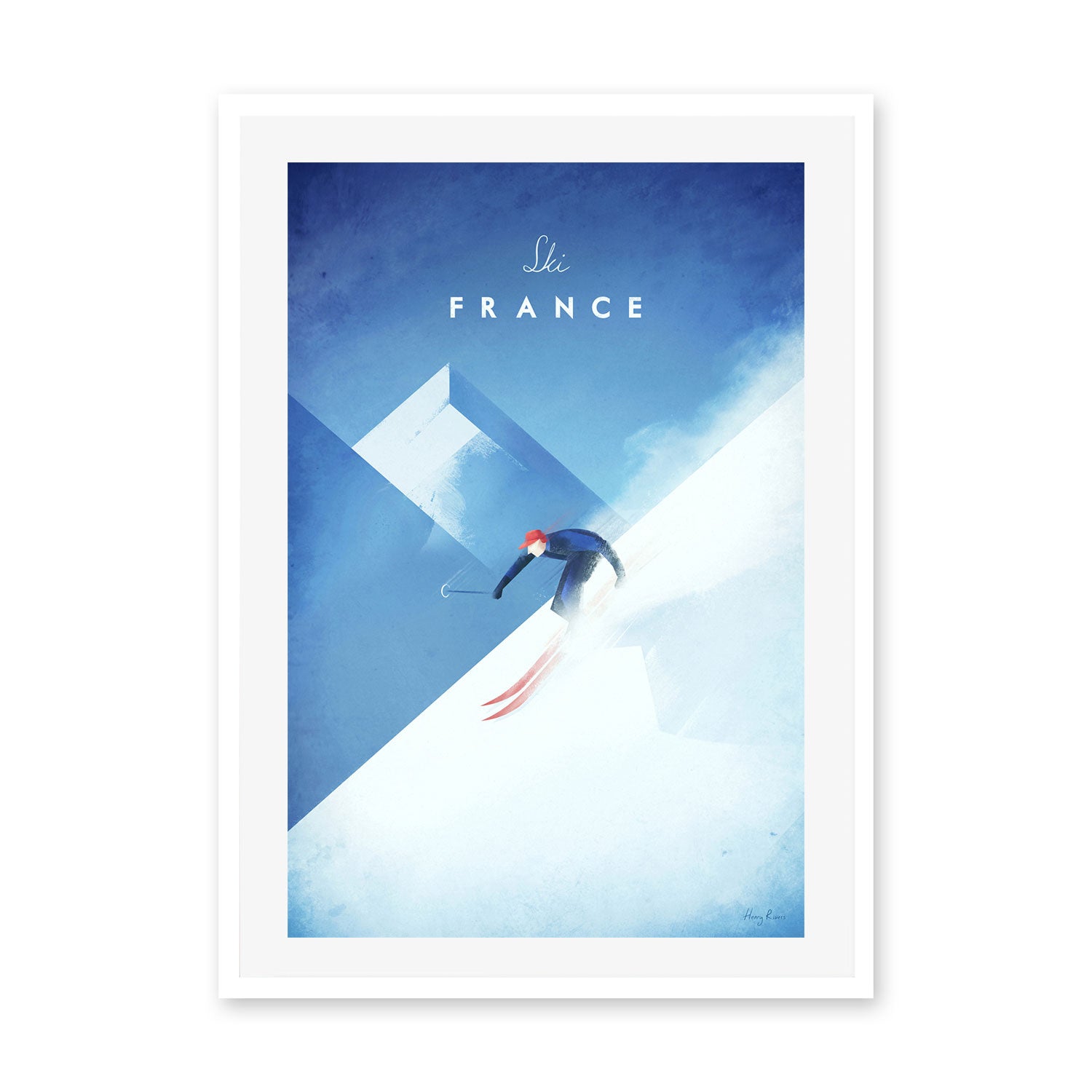 wall-art-print-canvas-poster-framed-Ski France , By Henry Rivers-GIOIA-WALL-ART