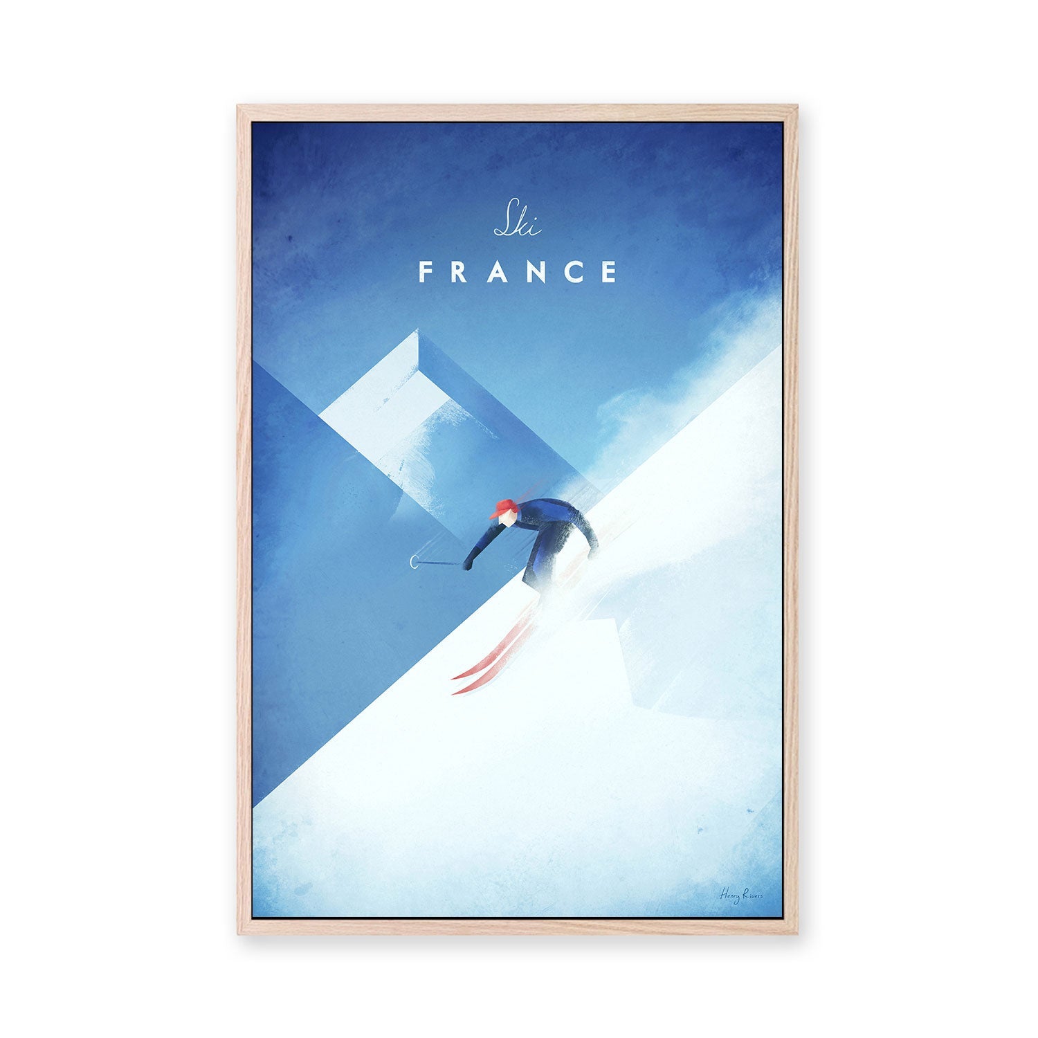 wall-art-print-canvas-poster-framed-Ski France , By Henry Rivers-GIOIA-WALL-ART