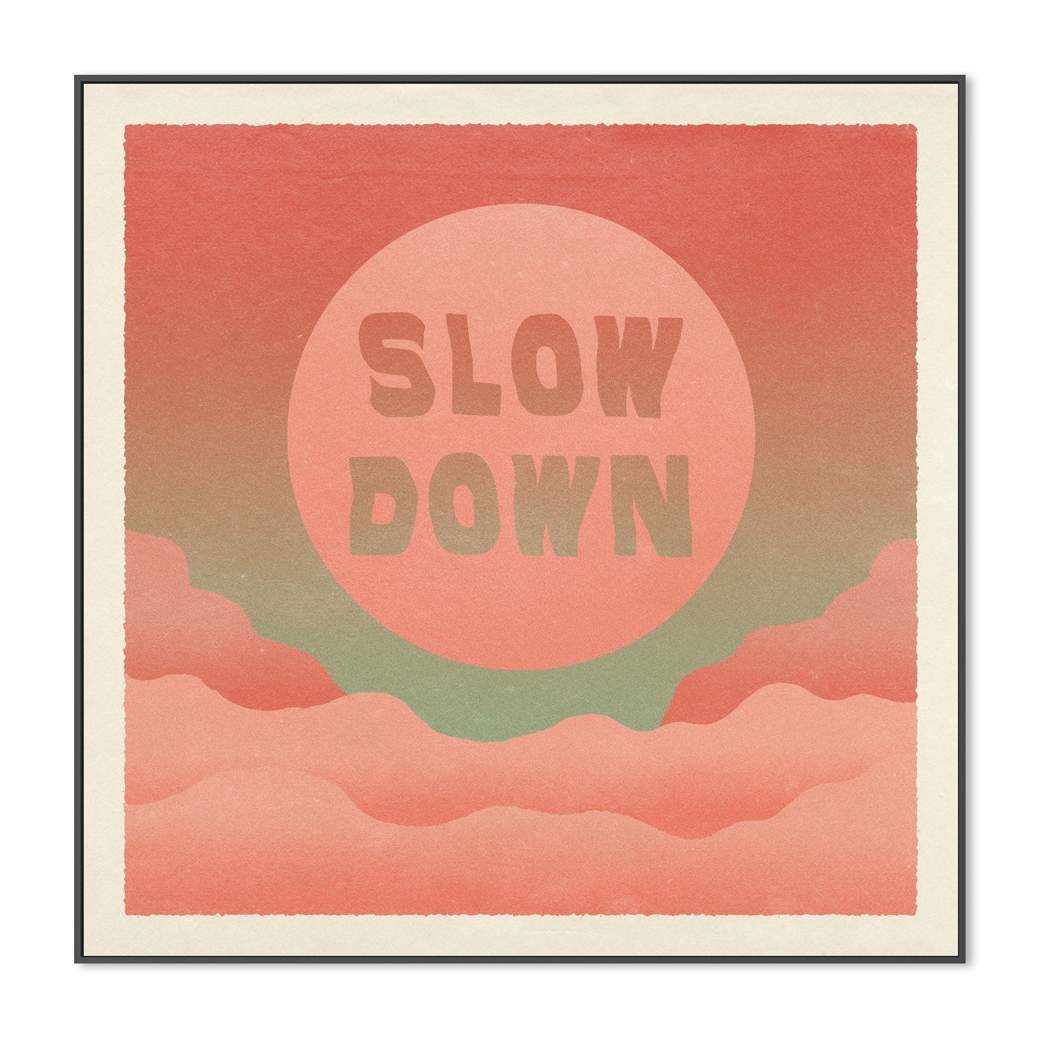 wall-art-print-canvas-poster-framed-Slow Down , By Cai & Jo-3