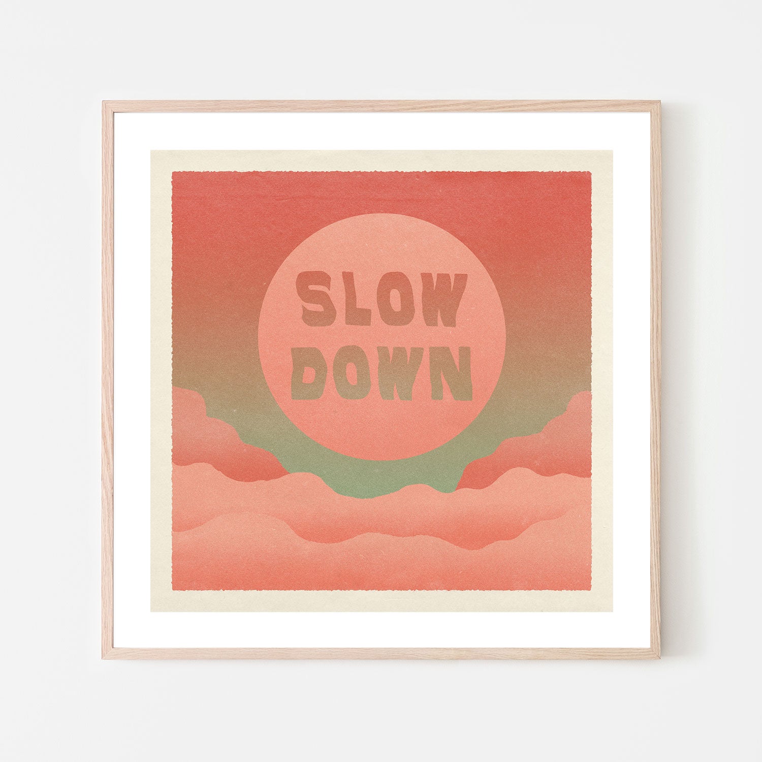 wall-art-print-canvas-poster-framed-Slow Down , By Cai & Jo-6