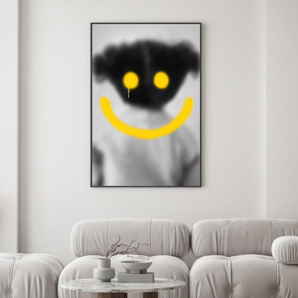 wall-art-print-canvas-poster-framed-Smile, Style B , By Gabriella Roberg-2