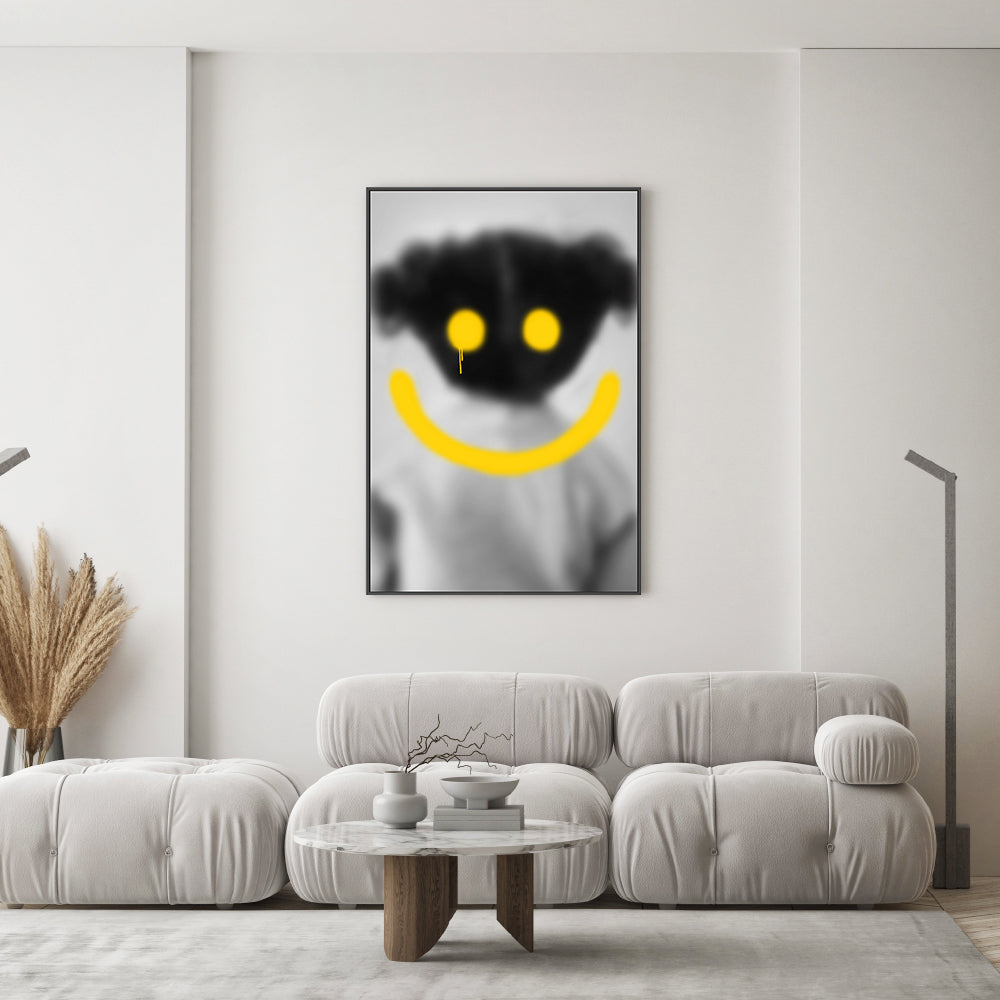 wall-art-print-canvas-poster-framed-Smile, Style B , By Gabriella Roberg-7