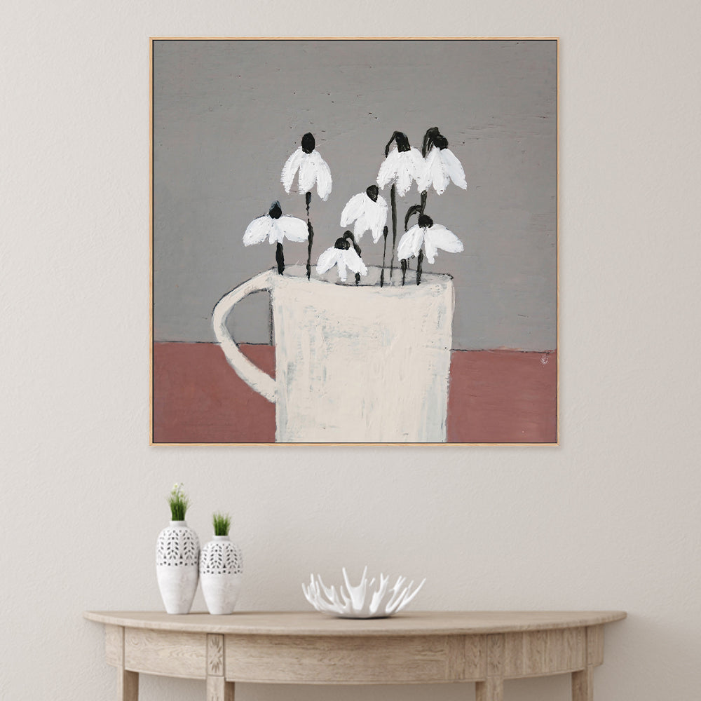 wall-art-print-canvas-poster-framed-Snowdrops , By Louise O'hara-2